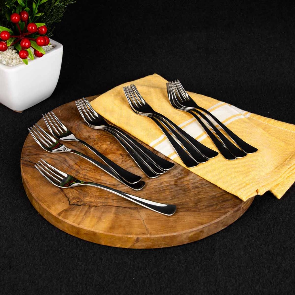 Winox étui de12 fourchette à fruits JAWHAR -Inox 18/10 - Garantie à vie