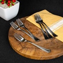 Winox blister de 6 fourchettes à fruit AMBRE - Inox 18/10 - Garantie à vie