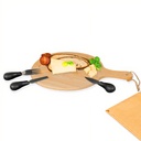 Planche à  Fromage en bambou  36x26 cm +Ustensiles 