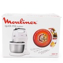 Batteur avec Bol MOULINEX HM3121B1 300W - Gris & Inox
