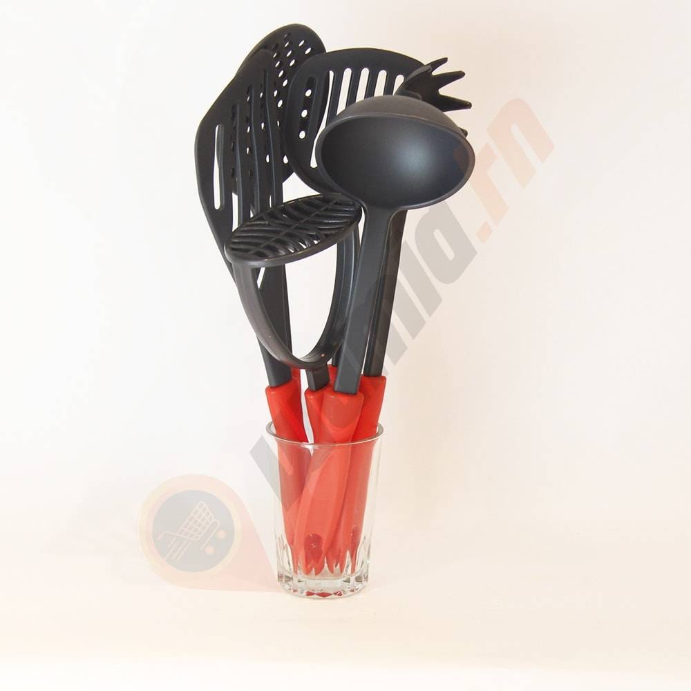Service Inox Hascevher 18 pièces Rouge