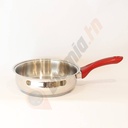 Service Inox Hascevher 18 pièces Rouge