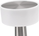 Lampe de Table Sans Fil Rechargeable et Tactile En Gris 21x9 cm 
