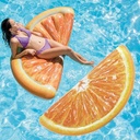 Matelas gonflable Intex Orange en tranche 178 x 85 cm