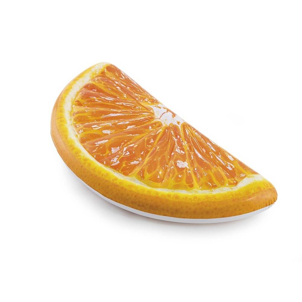 Matelas gonflable Intex Orange en tranche 178 x 85 cm