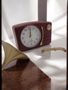 Horloge Réveil Style Gramophone 11.5 x 8 cm