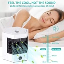  Mini Climatiseur Polyvalent Ventilateur-Purificateur D'air Mobile-Humidificateur De Refroidissement ARCTIC AIR Ultra-Pro