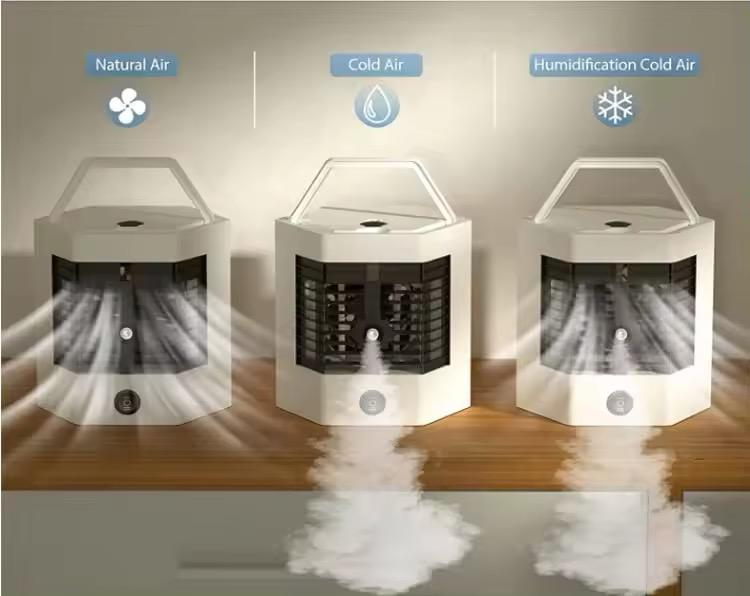  Mini Climatiseur Polyvalent Ventilateur-Purificateur D'air Mobile-Humidificateur De Refroidissement ARCTIC AIR Ultra-Pro