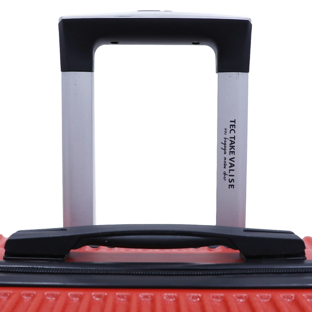 TEC TAKE Petite Valise Rouge en ABS  52 x 35 x 22 cm
