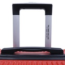 TEC TAKE Petite Valise Rouge en ABS  52 x 35 x 22 cm