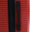 TEC TAKE Petite Valise Rouge en ABS  52 x 35 x 22 cm