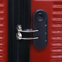 TEC TAKE Valise Moyenne Rouge en ABS  62 x 42 x 26 cm