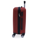 TEC TAKE Petite Valise Rouge Bordeaux en ABS 52 x 35 x 22 cm