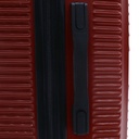 TEC TAKE Petite Valise Rouge Bordeaux en ABS 52 x 35 x 22 cm