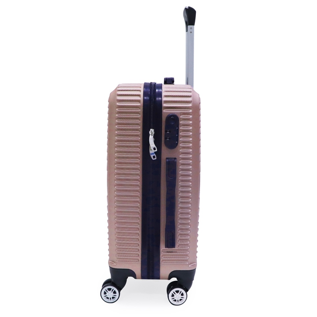 TEC TAKE Petite Valise En Rose Métallique ABS 52 x 35 x 22 cm