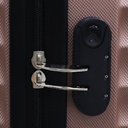 TEC TAKE Petite Valise En Rose Métallique ABS 52 x 35 x 22 cm