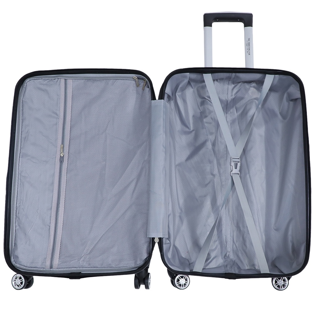 TEC TAKE Petite Valise En Rose Métallique ABS 52 x 35 x 22 cm