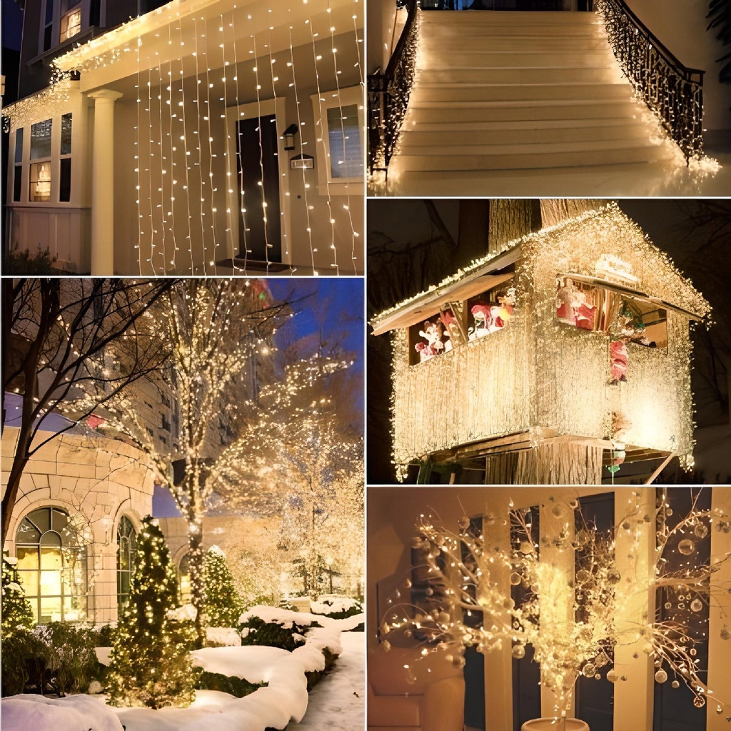 Guirlande Lumineuse Décorative En Jaune 10 Mètres 