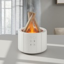 Diffuseur d’Huiles Essentielles Effet Flamme Bois Blanc 250 ml