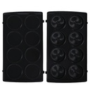 PROVA Appareil de Cuisson 4 en 1 : Panini, Gaufre, Zouza, Maamoul - PE-910 (750W)