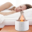 Diffuseur d’Huiles Essentielles Effet Flamme Bois Blanc 250 ml