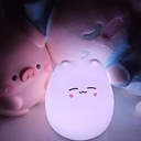 Lampe Rechargeable Avec Couleurs Ajustables En Silicone 