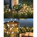 Lot De 8 Lampes de Jardin Solaires à LED Blanches Chaudes