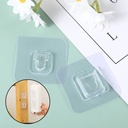Pack de 5 Paires de Crochets Muraux Auto-Adhésifs Imperméables