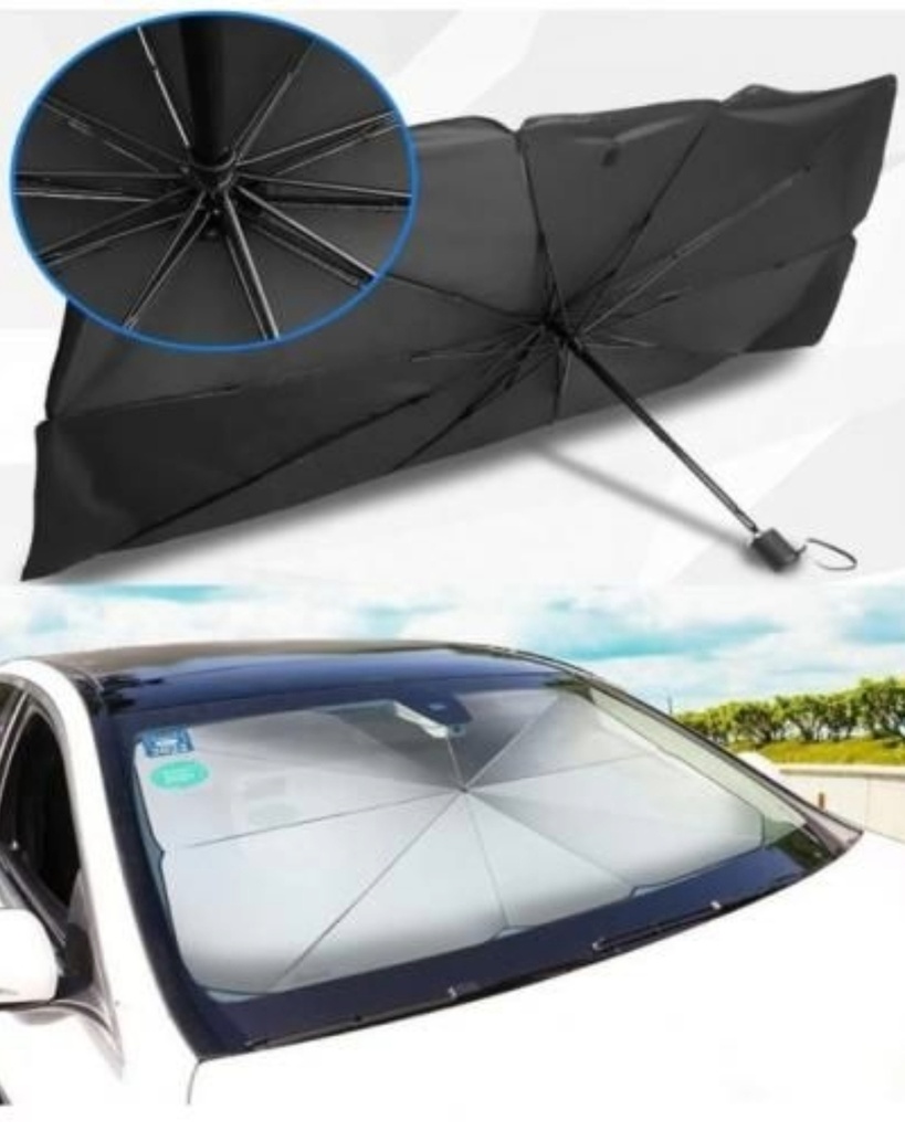 Pare-Soleil Forme Parapluie Pliable Pour Pare-Brise De Voiture