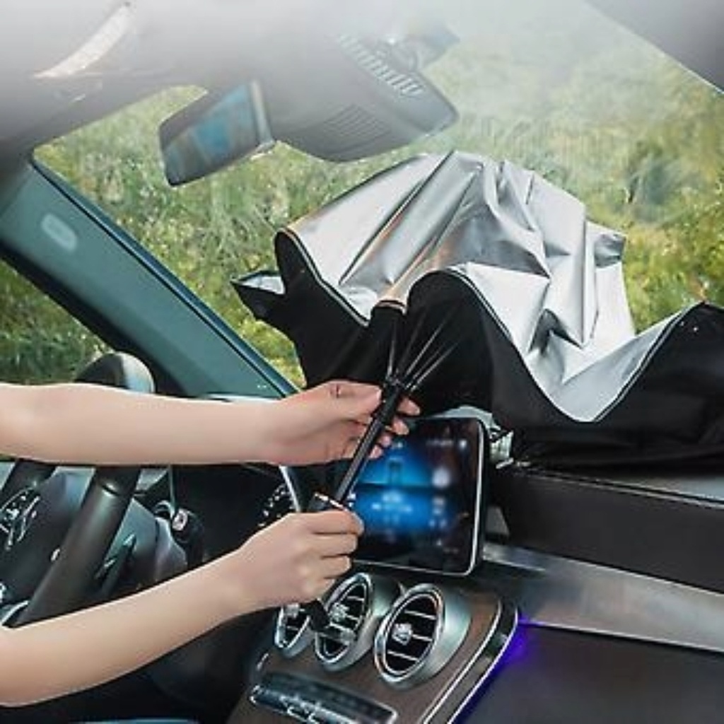 Pare-Soleil Forme Parapluie Pliable Pour Pare-Brise De Voiture