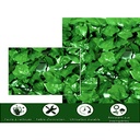 Mur Végétal Artificiel Haute Qualité Vert Vif Naturel En Rouleau 1 x 3 Mètres
