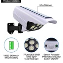 Projecteur Solaire Avec Capteur De Mouvement Forme Caméra De Surveillance