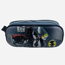 3 en 1 Cartable Garçon Avec Sac Repas et Trousse à Crayons Motif Batman