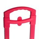 Chariot Sac à Dos Support Cartable Avec Roulettes Universel-Rose