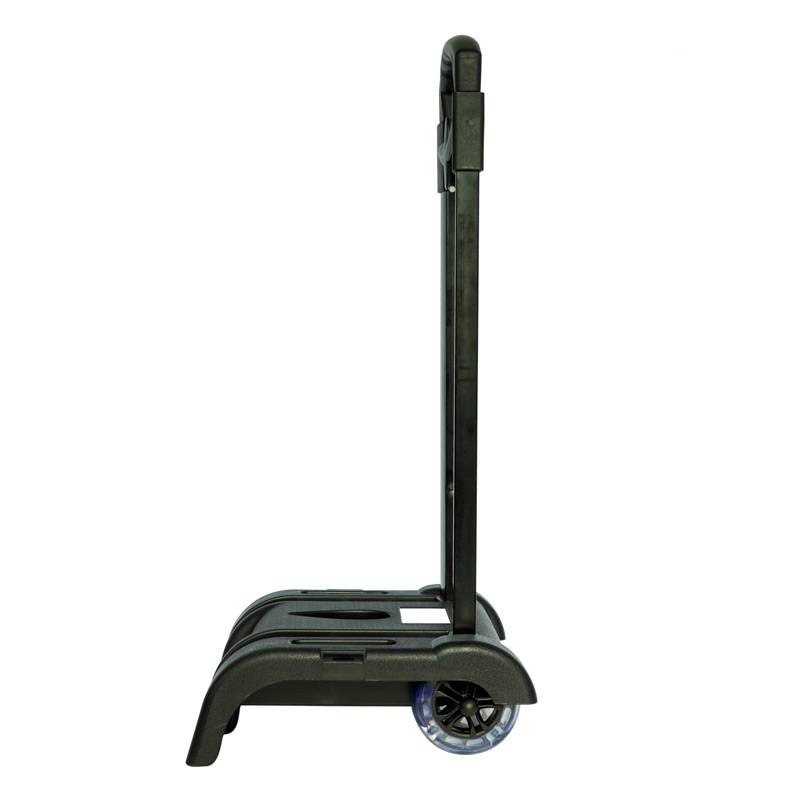 Chariot Sac à Dos Support Cartable Avec Roulettes Universel-Noir