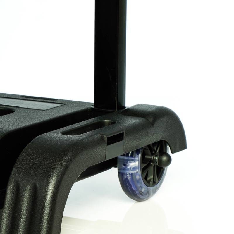Chariot Sac à Dos Support Cartable Avec Roulettes Universel-Noir