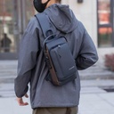 Sac à Dos à Bandoulière Antivol USB-Motif 3