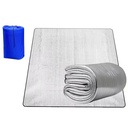 Tapis De Couchage 2 m x 2 m Pour Tente De Camping ou Plage Double Face Imperméable 2 m x 2 m