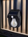 Applique Murale Lampe Solaire En Tungstène Avec Détecteur de Mouvement étanche 
