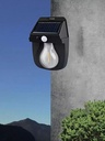 Applique Murale Lampe Solaire En Tungstène Avec Détecteur de Mouvement étanche 