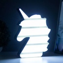 Light Box LED Forme Licorne 27 x 20 x 5 cm