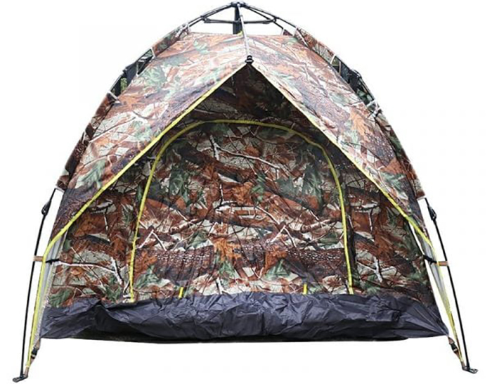 Tente Automatique Professionnel Camouflage 4 Places 2,00 m x 2,00 m x 1,50 m