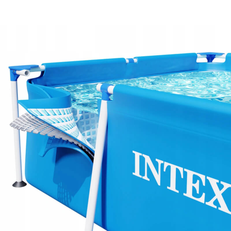 INTEX Piscine Hors-Sol METAL FRAME JUNIOR Rectangulaire 2.2 m x 1.5 m x 0.6 m / Référence : #28270NP