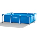 INTEX Piscine Hors-Sol METAL FRAME JUNIOR Rectangulaire 2.6 m x 1.6 m x 0.65 m / Référence : #28271NP
