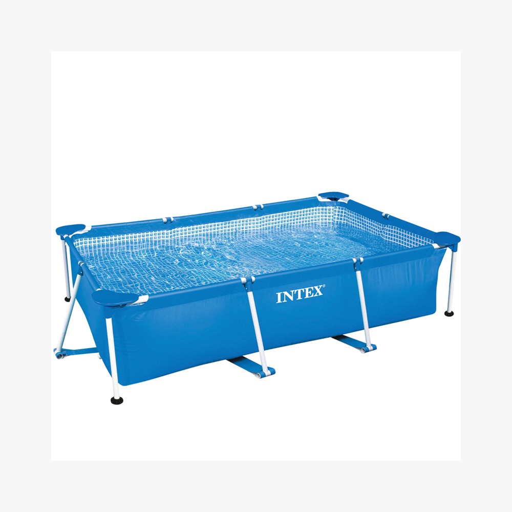 INTEX Piscine Hors-Sol METAL FRAME JUNIOR Rectangulaire 2.6 m x 1.6 m x 0.65 m / Référence : #28271NP