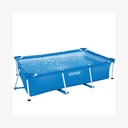 INTEX Piscine Hors-Sol METAL FRAME JUNIOR Rectangulaire 2.6 m x 1.6 m x 0.65 m / Référence : #28271NP