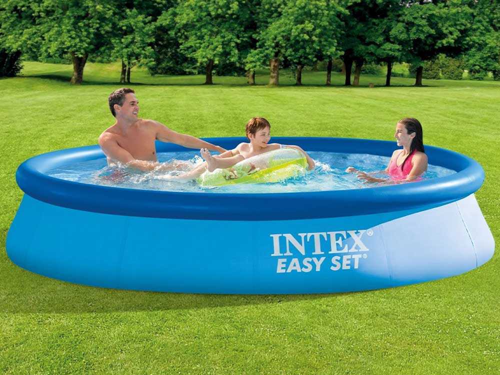 INTEX Piscine Gonflable Autoportante Rond (Ø) 3,66 m x (H) 0,76 m / Référence : #28130NP