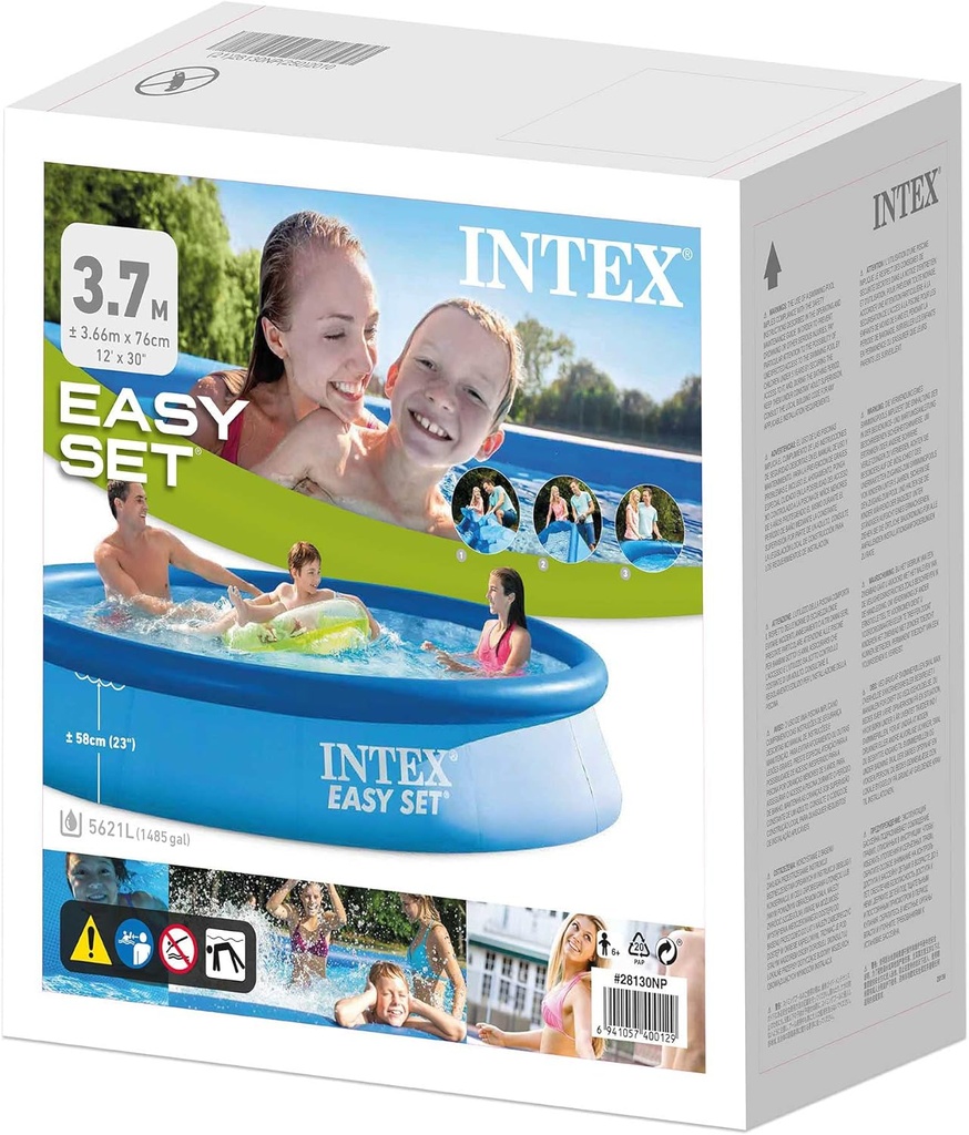 INTEX Piscine Gonflable Autoportante Rond (Ø) 3,66 m x (H) 0,76 m / Référence : #28130NP