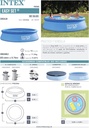 INTEX Piscine Gonflable Autoportante Rond (Ø) 3,66 m x (H) 0,76 m / Référence : #28130NP