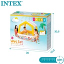INTEX Piscine Gonflable Sun Shade Avec Parasol 1,57 m x 1,57 m x 1,22 m - Référence : #57470NP
